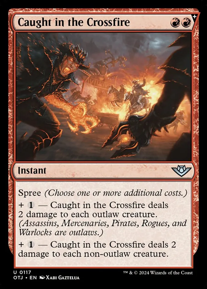 Caught in the Crossfire Front Face