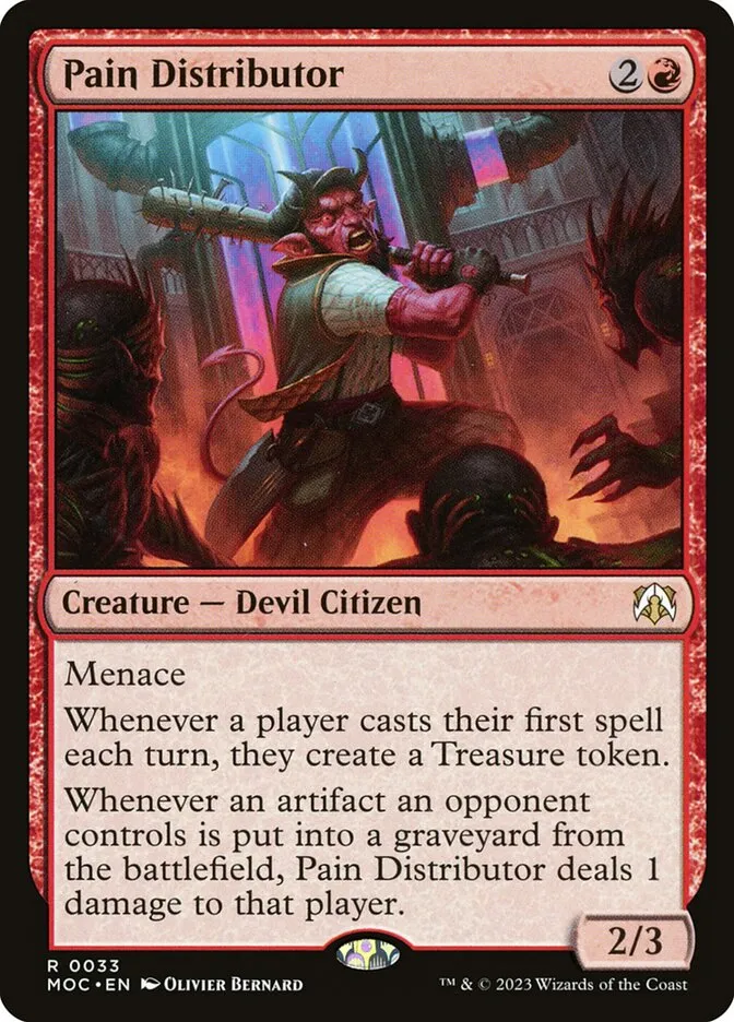 Pain Distributor Front Face