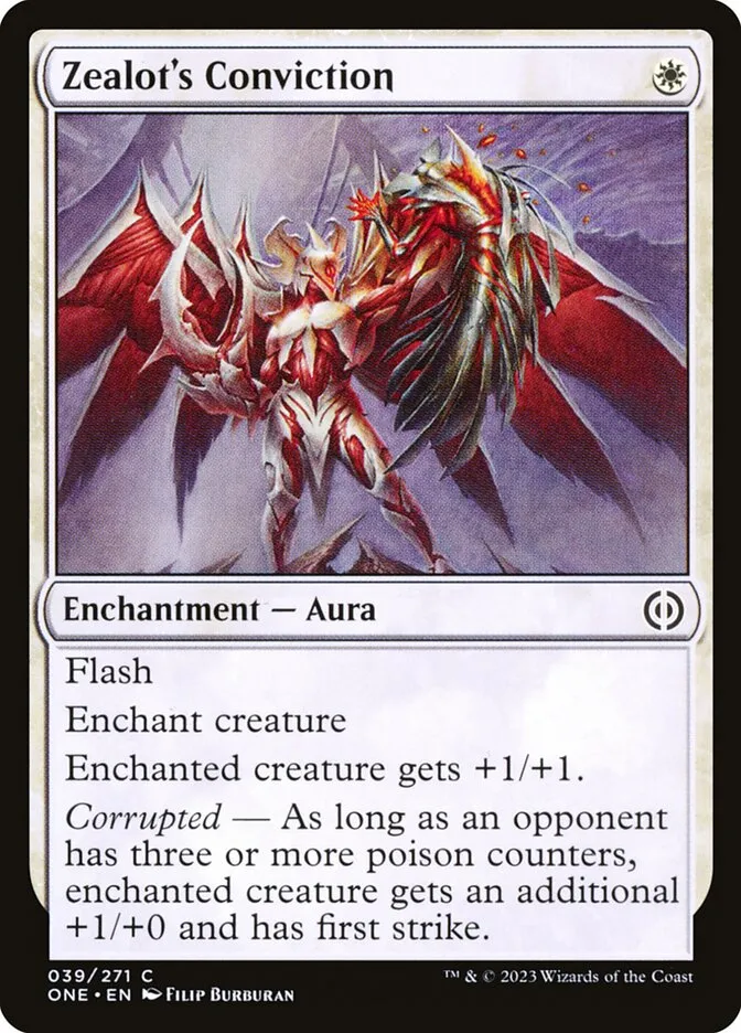 Zealot's Conviction Front Face