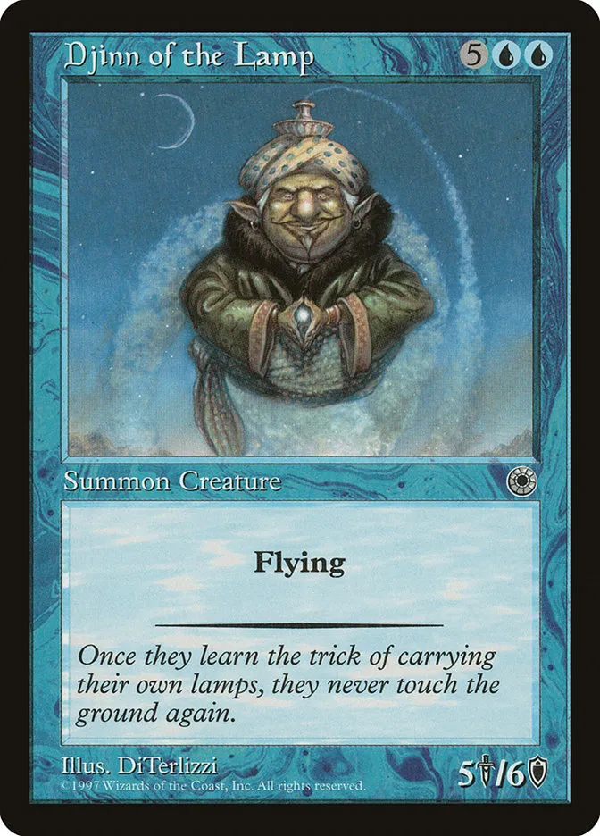 Djinn of the Lamp Front Face