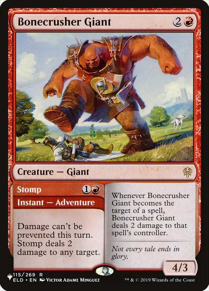 Bonecrusher Giant // Stomp Front Face