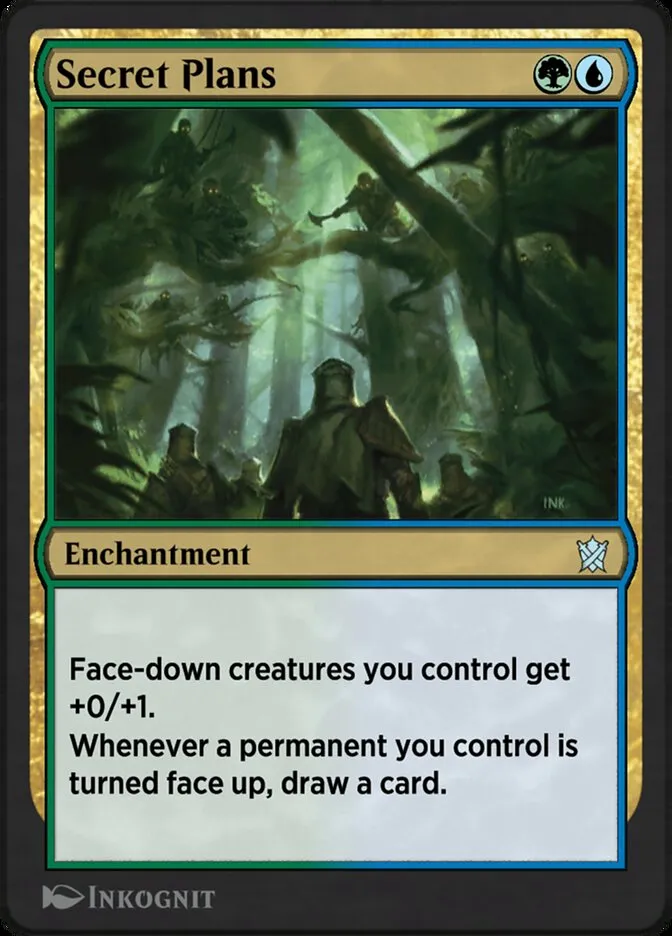 Secret Plans Front Face