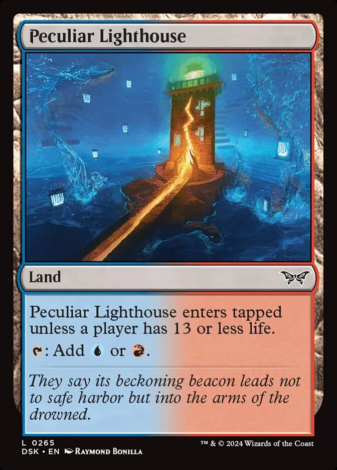 Peculiar Lighthouse Front Face