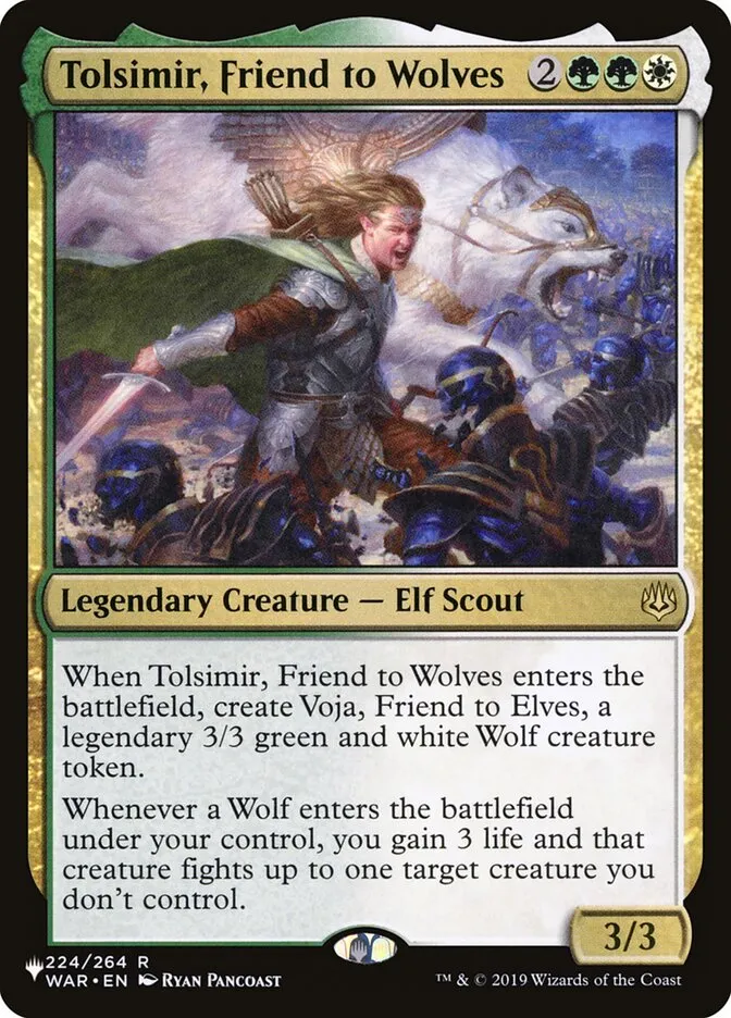 Tolsimir, Friend to Wolves Front Face