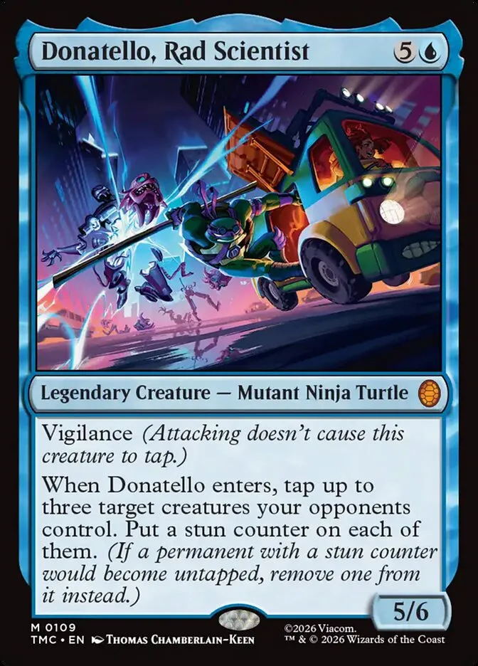 Donatello, Rad Scientist Front Face