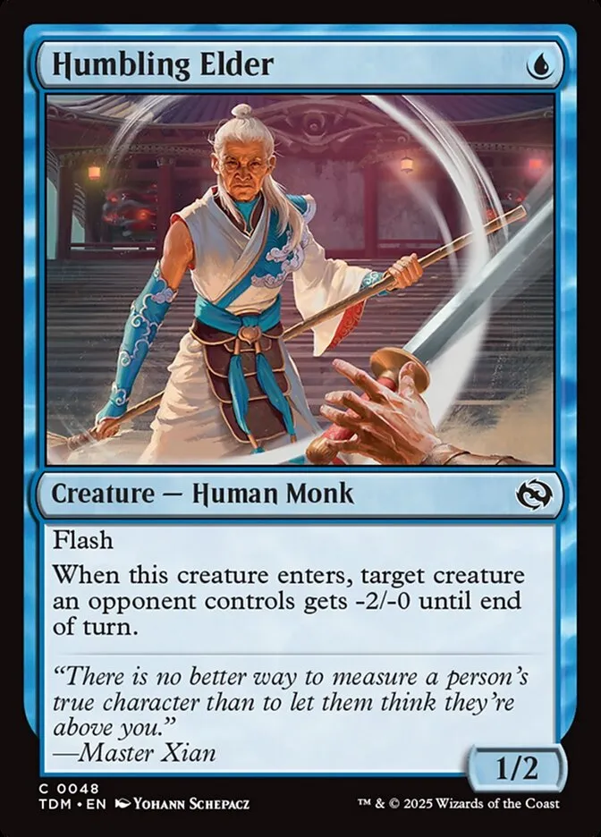 Humbling Elder Front Face