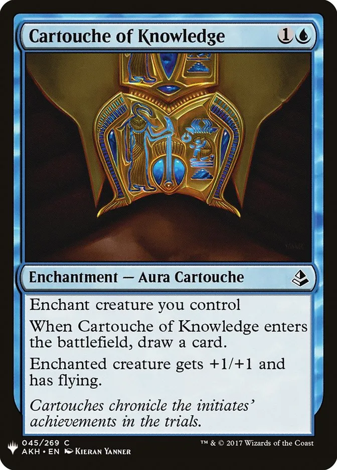 Cartouche of Knowledge Front Face