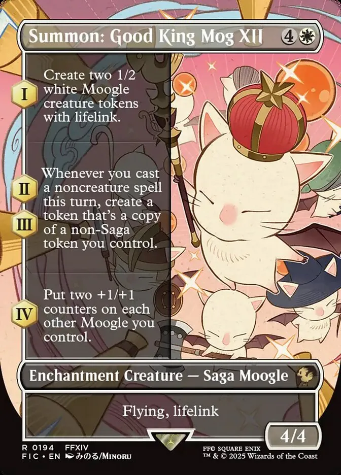 Summon: Good King Mog XII Front Face