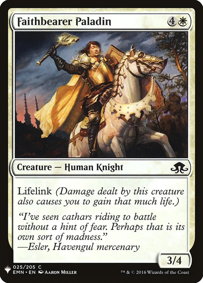 Faithbearer Paladin Front Face
