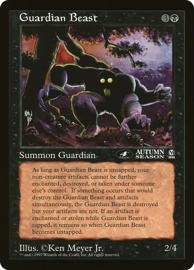 Guardian Beast Front Face