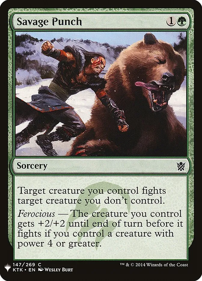 Savage Punch Front Face