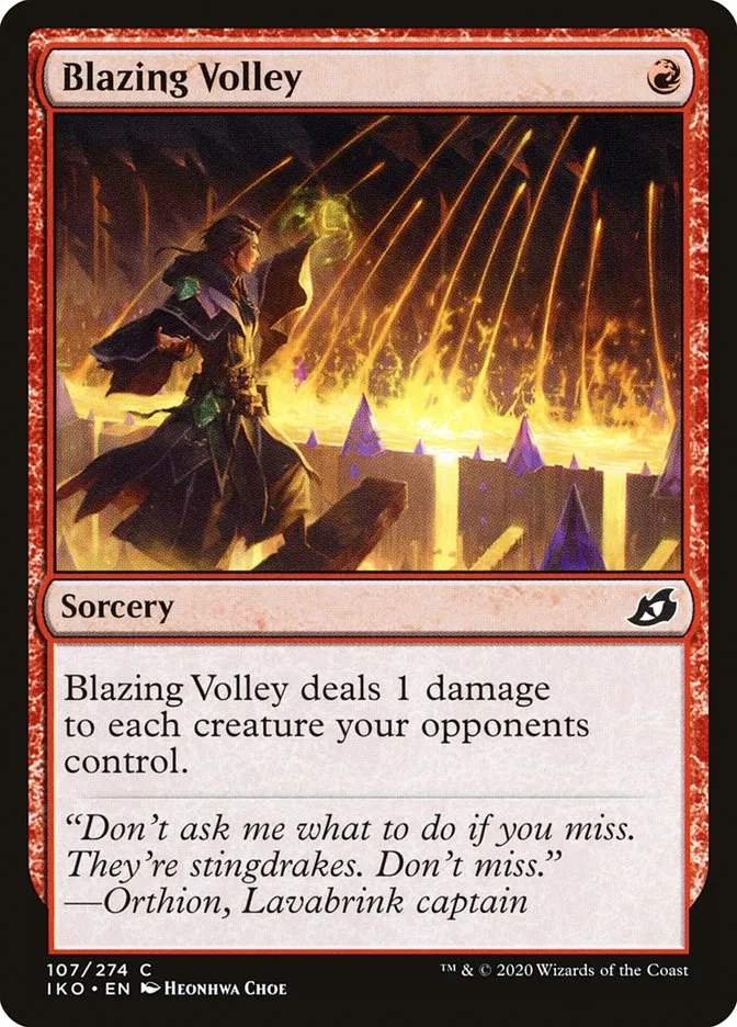 Blazing Volley Front Face
