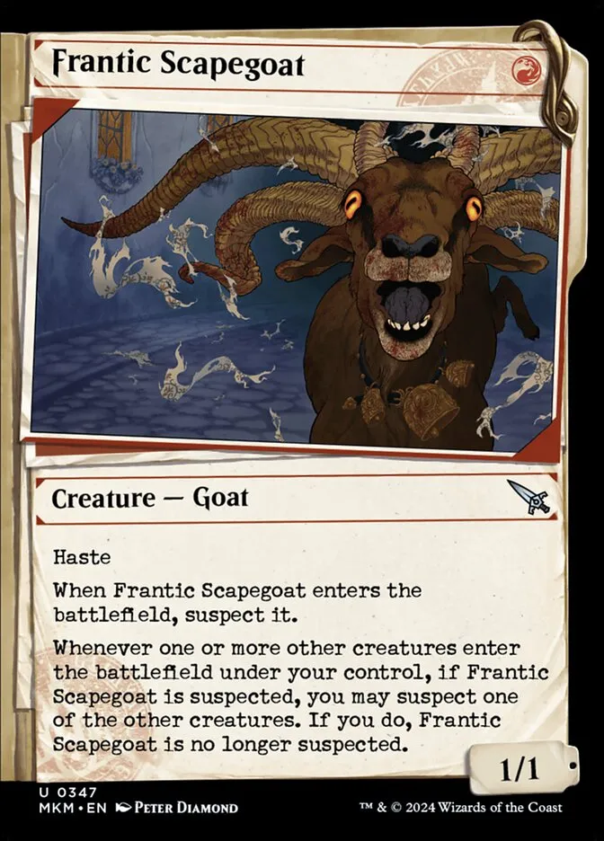 Frantic Scapegoat Front Face