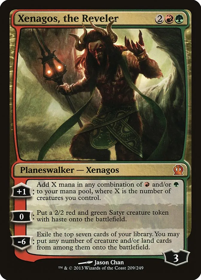 Xenagos, the Reveler Front Face