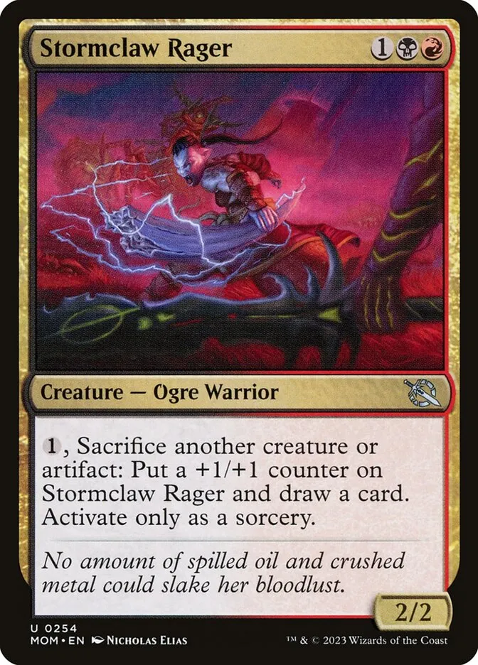 Stormclaw Rager Front Face
