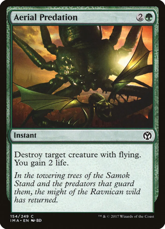 Aerial Predation Front Face