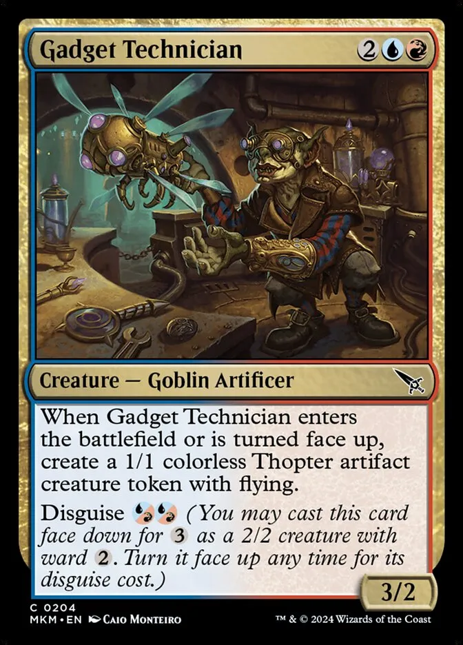 Gadget Technician Front Face