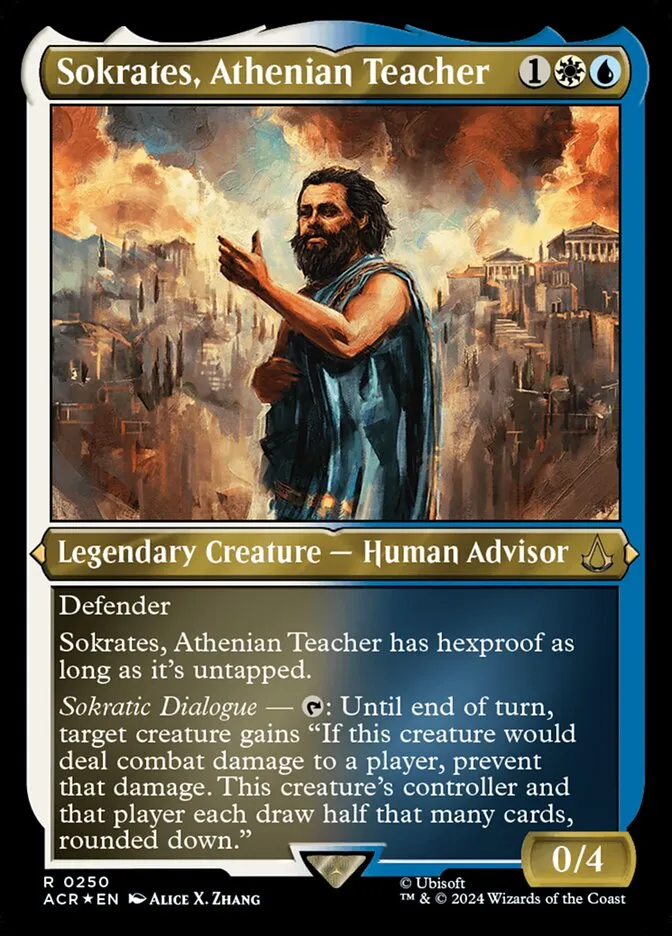 Sokrates, Athenian Teacher Front Face