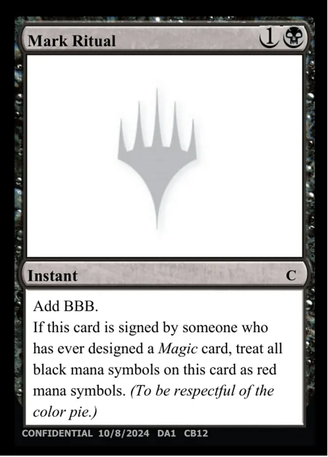 Mark Ritual Front Face