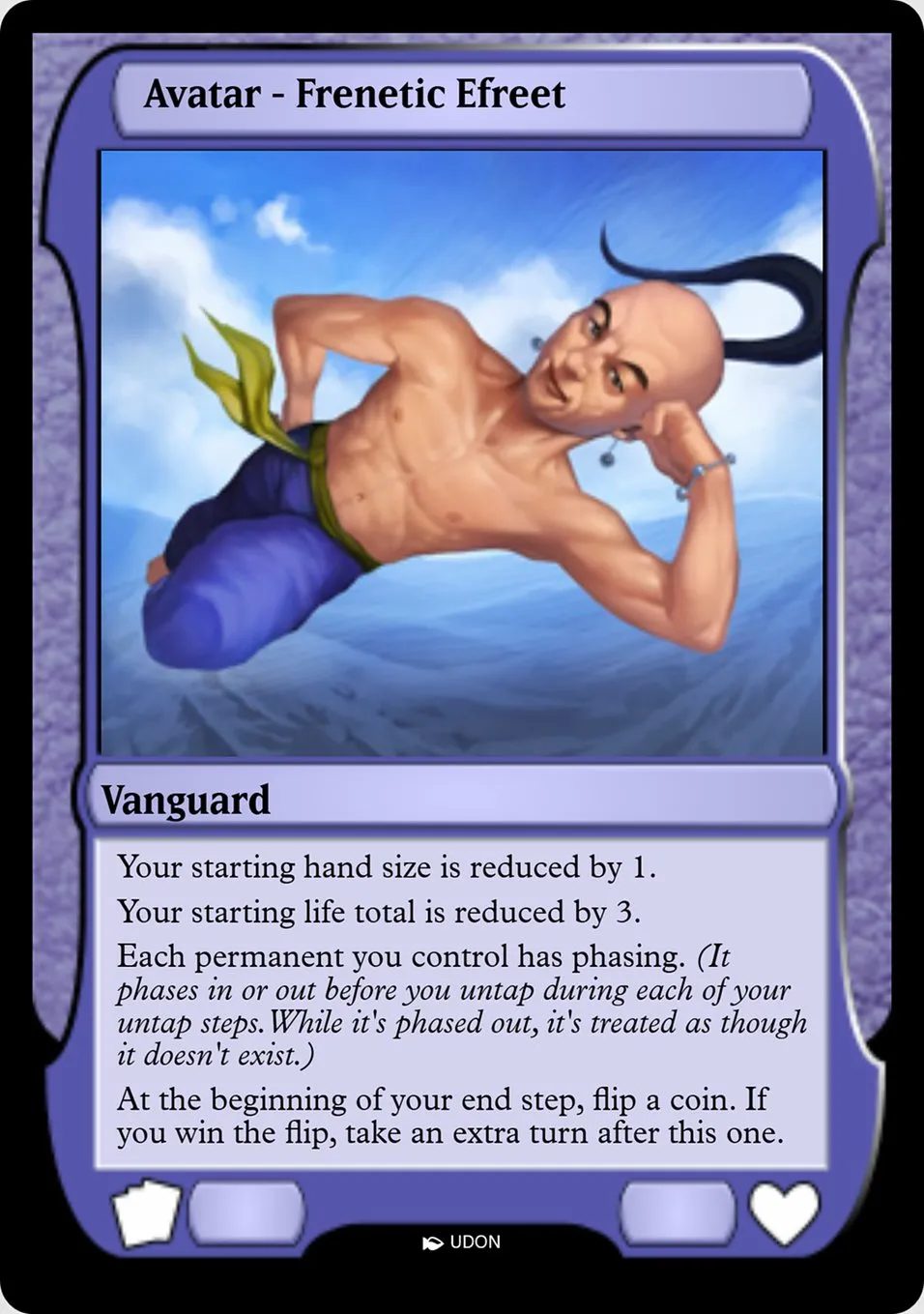 Frenetic Efreet Avatar Front Face