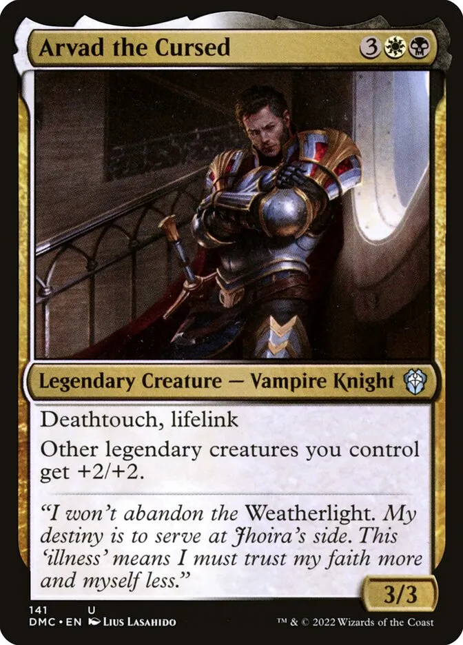Arvad the Cursed Front Face