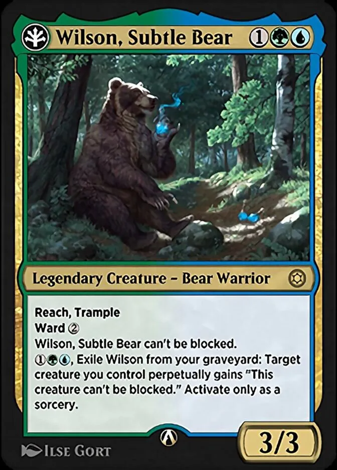 Wilson, Subtle Bear Front Face