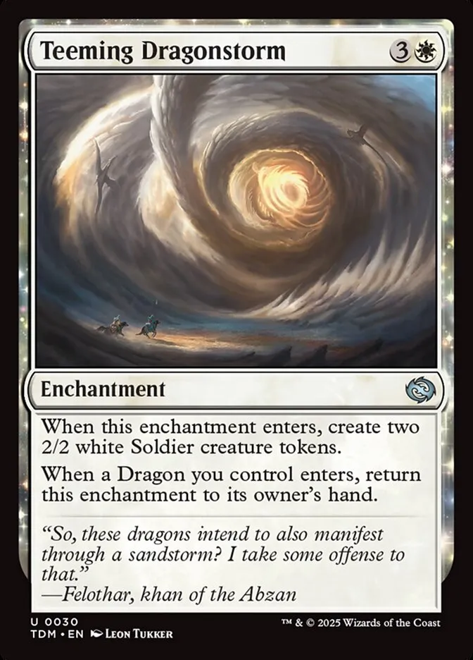 Teeming Dragonstorm Front Face