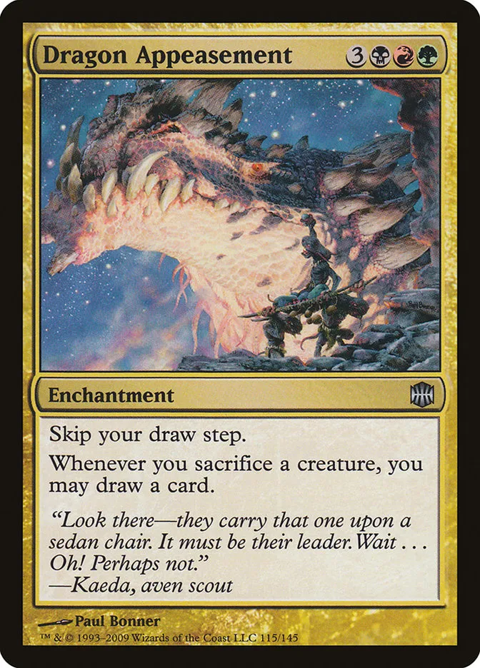 Dragon Appeasement Front Face