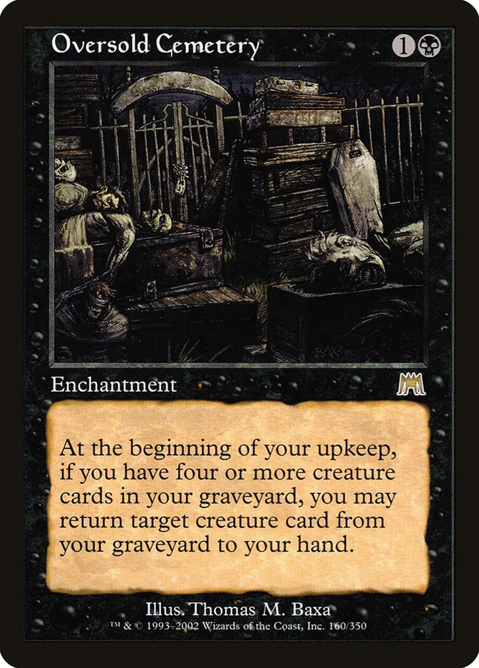 Oversold Cemetery Front Face