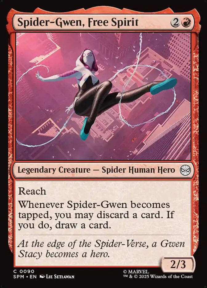 Spider-Gwen, Free Spirit Front Face