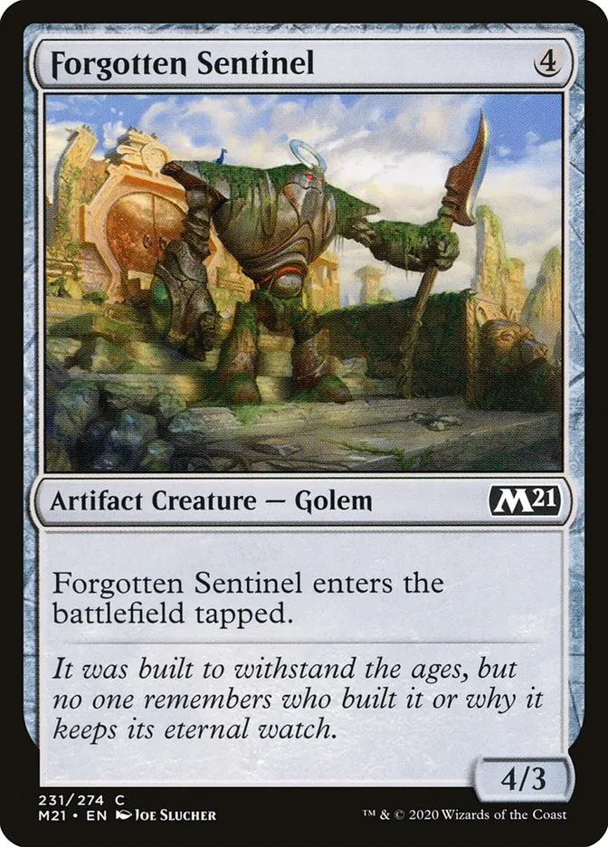 Forgotten Sentinel Front Face