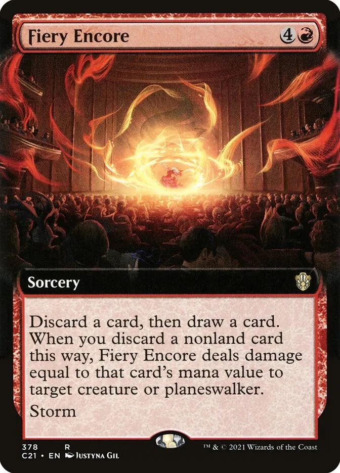 Fiery Encore Front Face