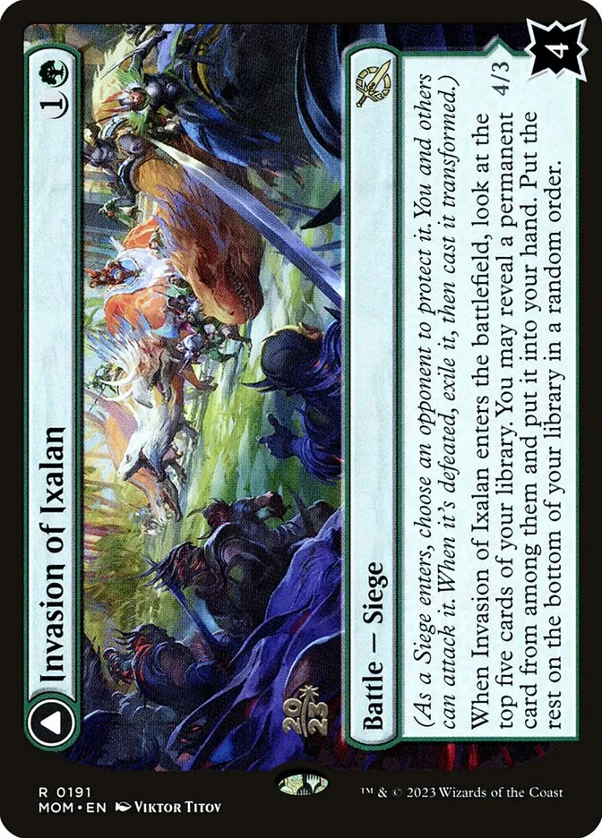 Invasion of Ixalan // Belligerent Regisaur Front Face