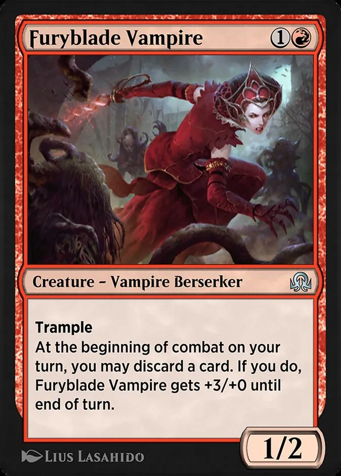 Furyblade Vampire Front Face