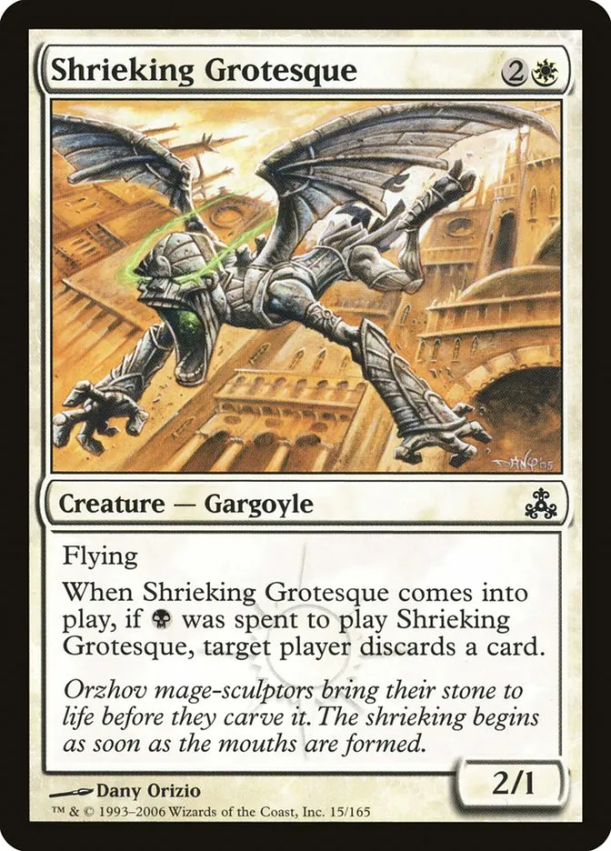 Shrieking Grotesque Front Face