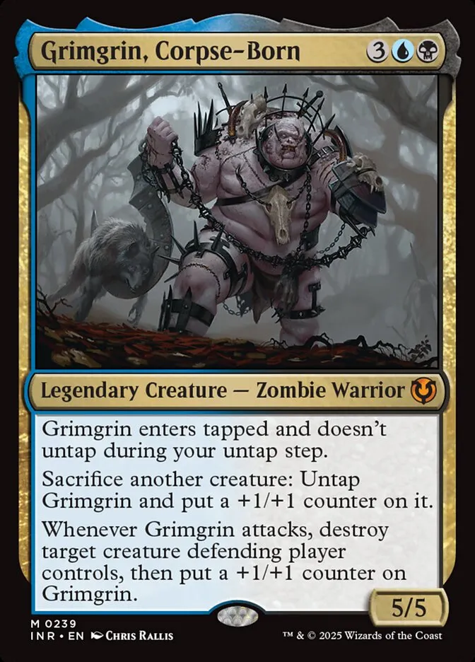 Grimgrin, Corpse-Born Front Face