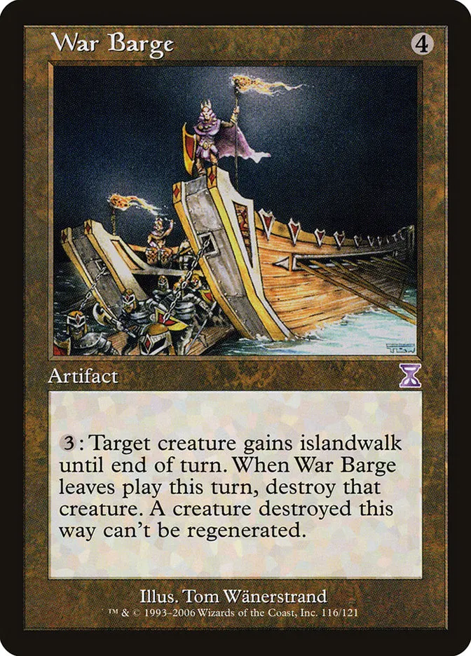War Barge Front Face
