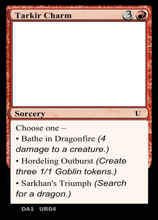 Tarkir Charm Front Face