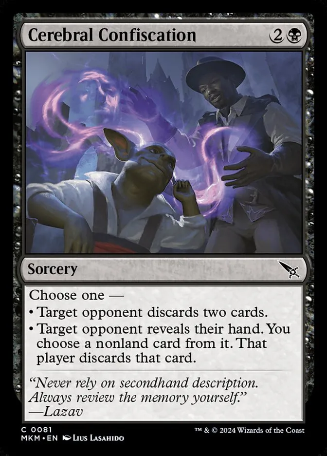 Cerebral Confiscation Front Face