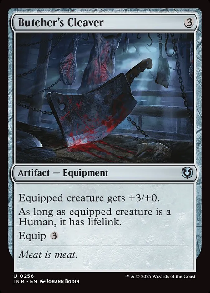 Butcher's Cleaver Front Face