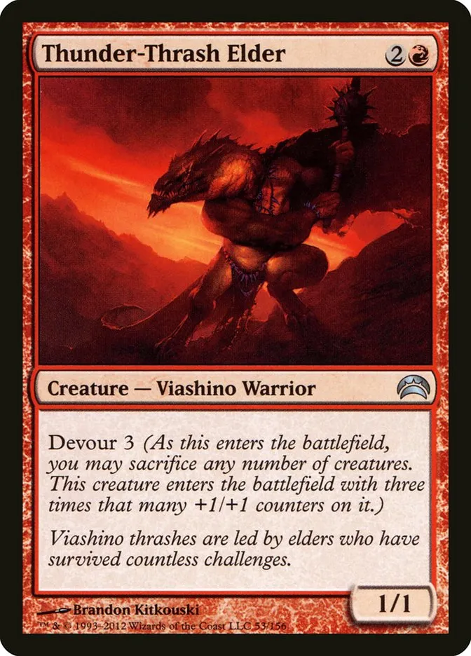 Thunder-Thrash Elder Front Face