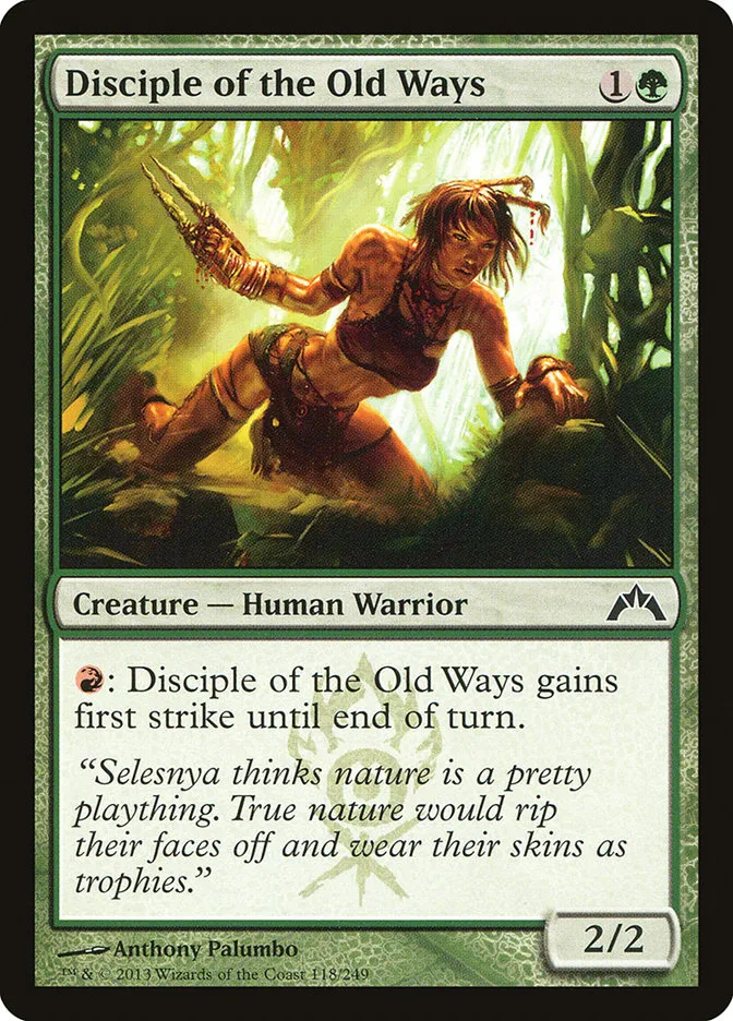 Disciple of the Old Ways Front Face