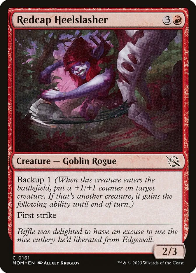 Redcap Heelslasher Front Face