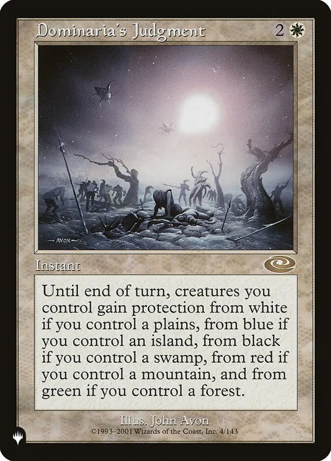 Dominaria's Judgment Front Face