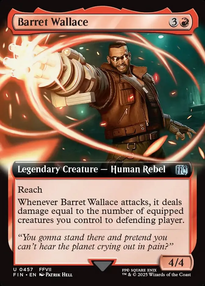 Barret Wallace Front Face