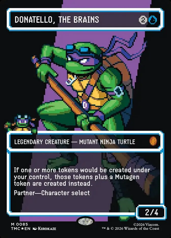 Donatello, the Brains Front Face