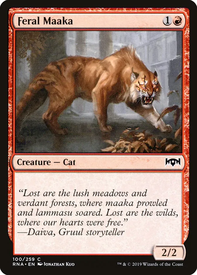 Feral Maaka Front Face