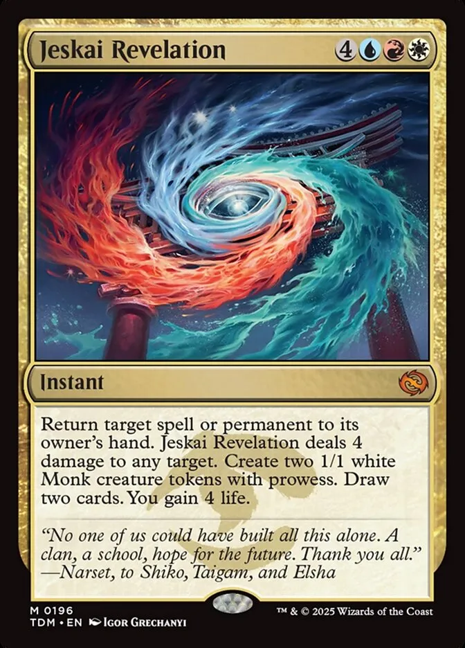 Jeskai Revelation Front Face