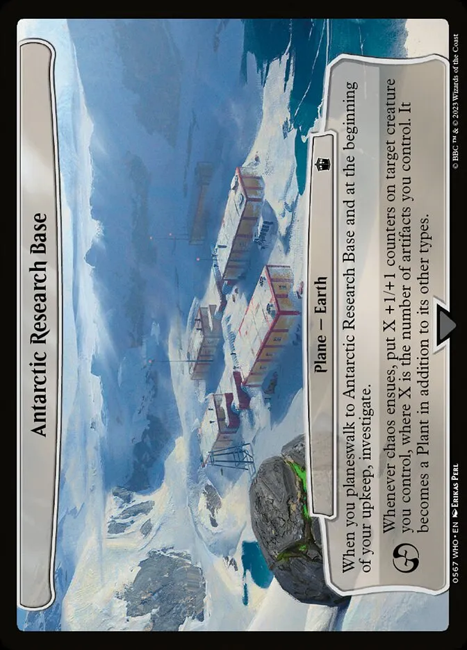 Antarctic Research Base Front Face