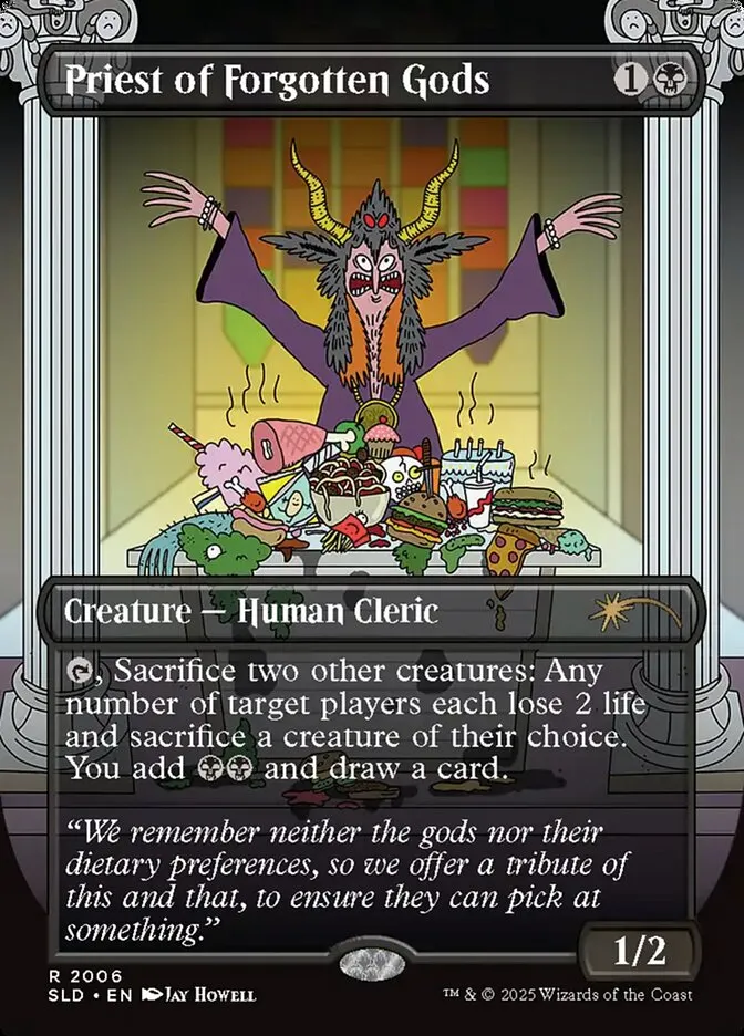 Priest of Forgotten Gods Front Face